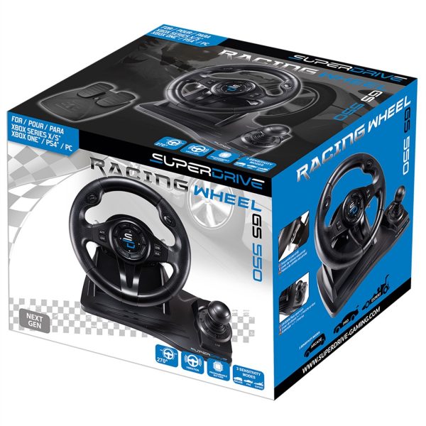Subsonic GS 550 Universal Gaming Steering Wheel - Image 2