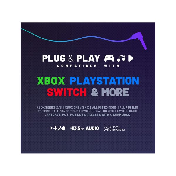 Stealth PANTHER Gaming Headset PS4 PS5 XBOX Switch & PC - Blush - Image 7