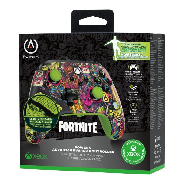 PowerA Advantage Xbox Wired Controller - Fortnite Glow - Image 12