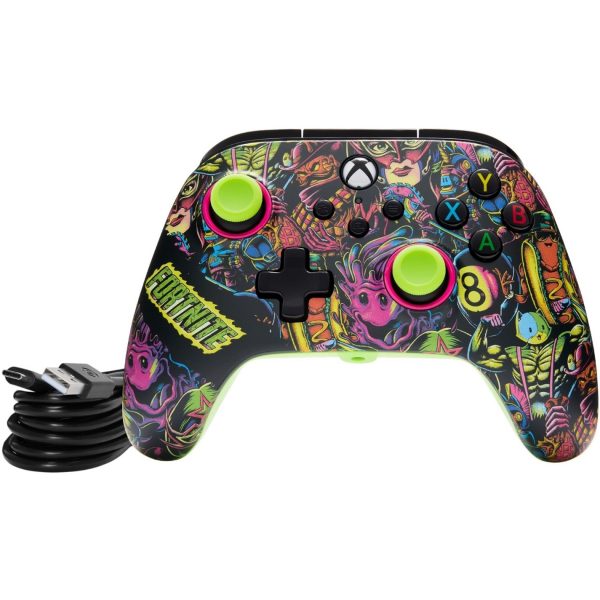PowerA Advantage Xbox Wired Controller - Fortnite Glow - Image 4