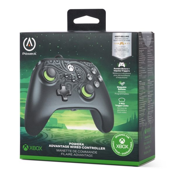PowerA Advantage Wired Controller for Xbox Series X & S - Celestial Green - Image 6