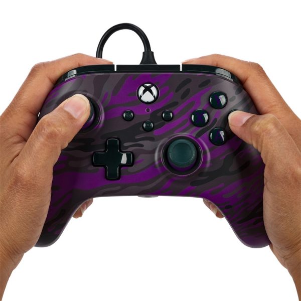 PowerA Advantage Wired Controller for Xbox Series X & S - Purple Camo - Image 2