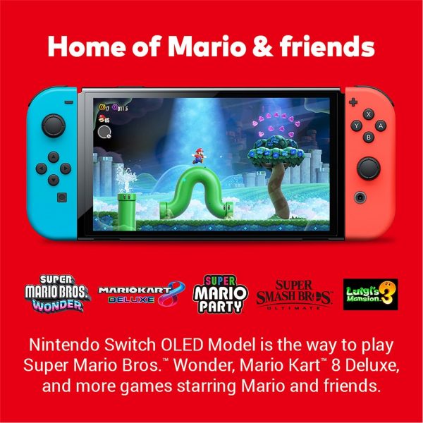 Nintendo Switch - Neon (OLED Model) - Image 7