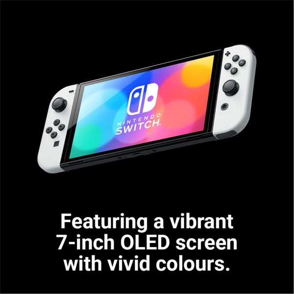 Nintendo Switch - White (OLED Model) - Image 7