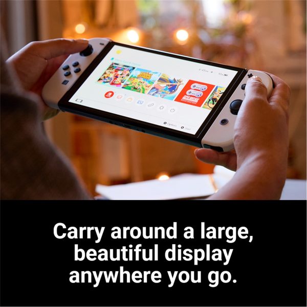 Nintendo Switch - White (OLED Model) - Image 4