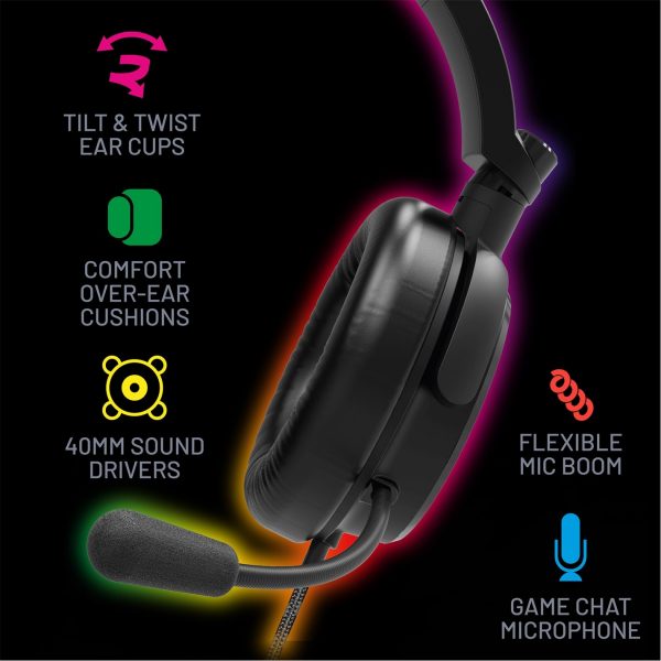 Stealth C6-100 LED Light-Up Gaming Headset PS4 PS5 Xbox One Series S Series X Switch PC & mobile - Image 6