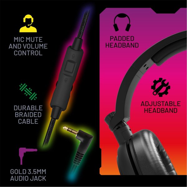 Stealth C6-100 LED Light-Up Gaming Headset PS4 PS5 Xbox One Series S Series X Switch PC & mobile - Image 4