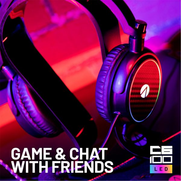 Stealth C6-100 LED Light-Up Gaming Headset PS4 PS5 Xbox One Series S Series X Switch PC & mobile - Image 3