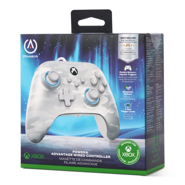 PowerA Advantage Wired Controller for Xbox Series X|S - Arctic Camo - Image 3