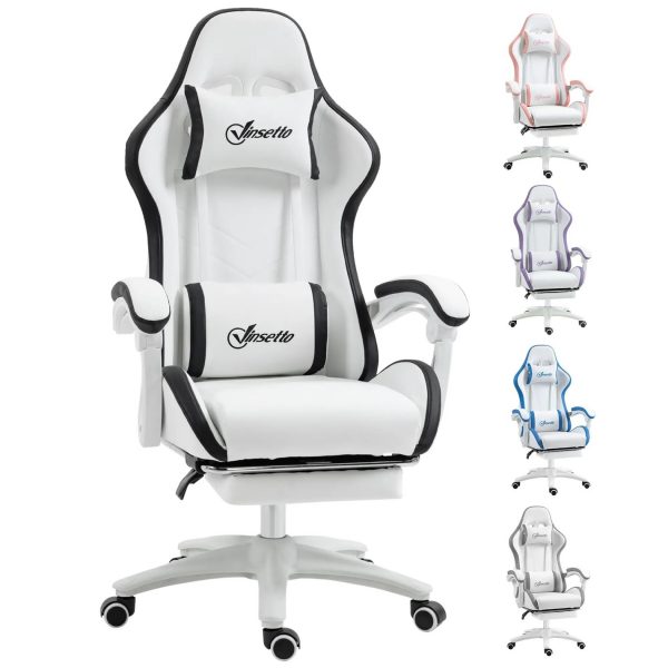 HOMCOM Gaming Vinsetto Computer Gaming Chair - PU Leather