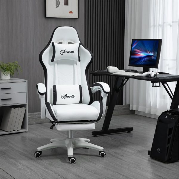 HOMCOM Gaming Vinsetto Computer Gaming Chair - PU Leather - Image 30