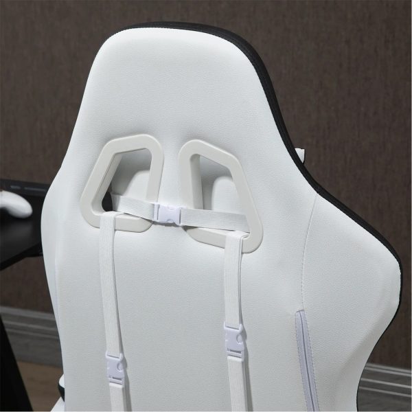 HOMCOM Gaming Vinsetto Computer Gaming Chair - PU Leather - Image 24