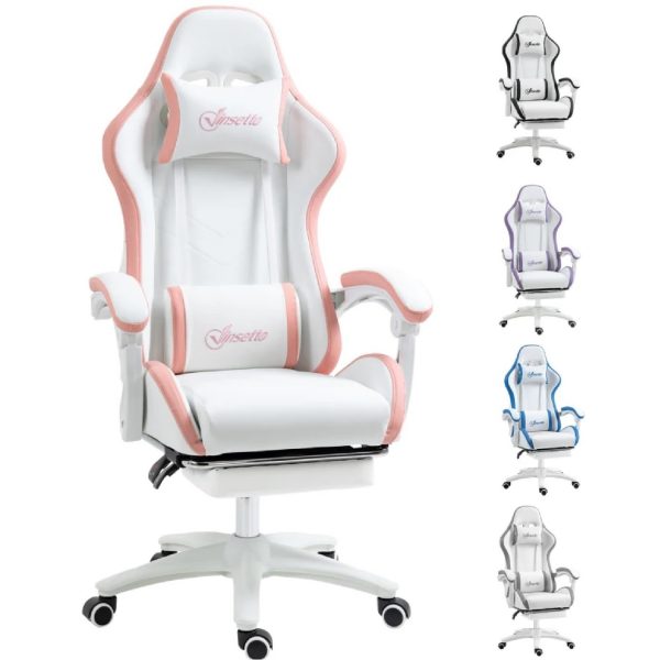 HOMCOM Gaming Vinsetto Computer Gaming Chair - PU Leather - Image 21
