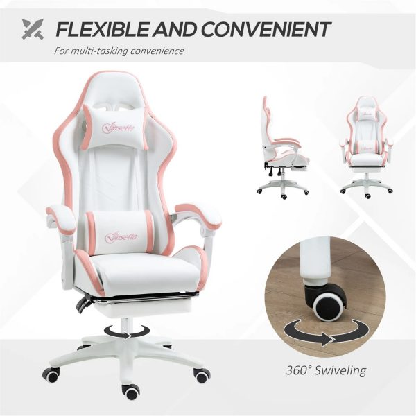 HOMCOM Gaming Vinsetto Computer Gaming Chair - PU Leather - Image 16