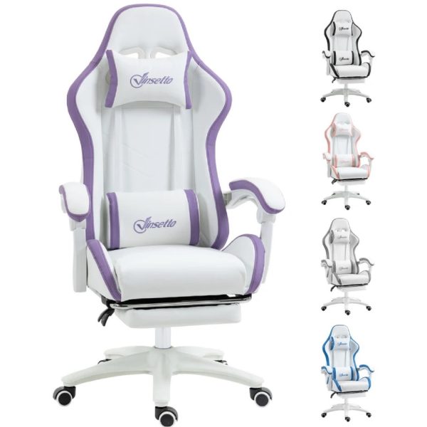 HOMCOM Gaming Vinsetto Computer Gaming Chair - PU Leather - Image 11
