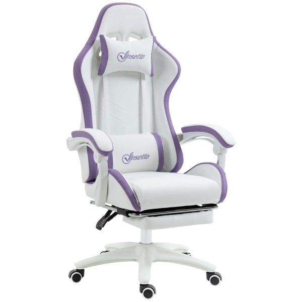 HOMCOM Gaming Vinsetto Computer Gaming Chair - PU Leather - Image 2