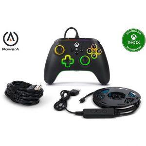 Advantage Wired Controller for Xbox Series XS with Lumectra + RGB LED Strip - Black