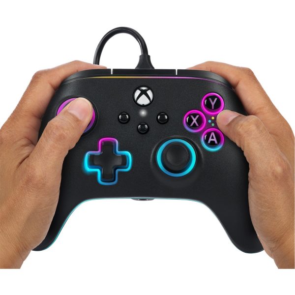Advantage Wired Controller for Xbox Series XS with Lumectra + RGB LED Strip - Black - Image 12
