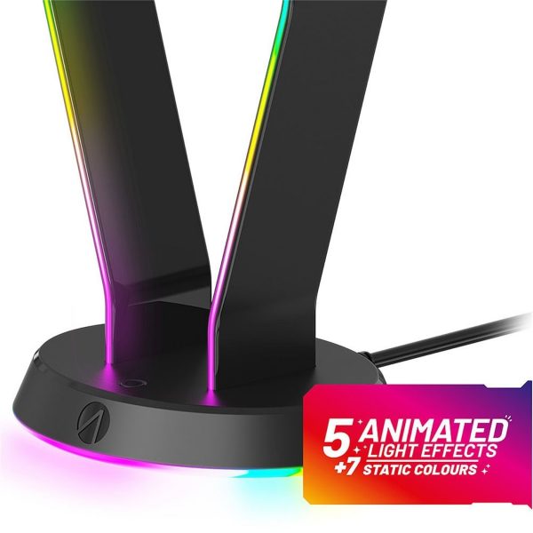 Stealth Light Up Gaming Headset Stand - Image 6