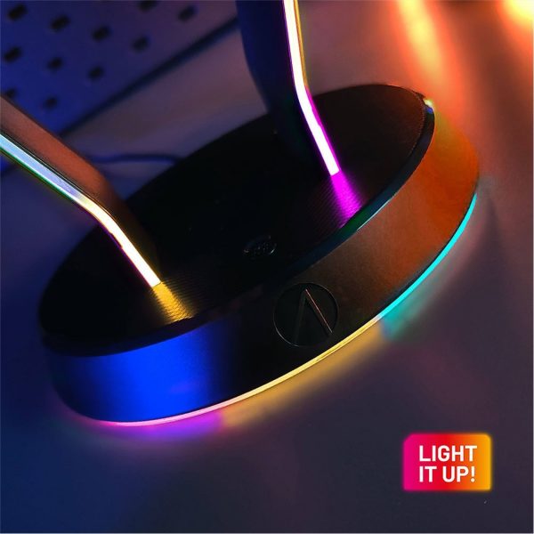 Stealth Light Up Gaming Headset Stand - Image 2