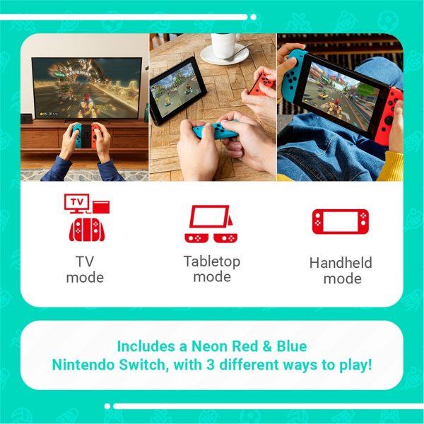Nintendo Switch (Neon Red/Neon Blue) Switch Sports + 12 Months NSO - Image 5