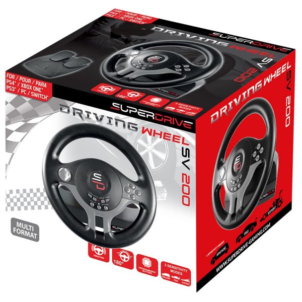 Subsonic Multi-Platform SV 200 Steering Wheel With Pedals - Image 2