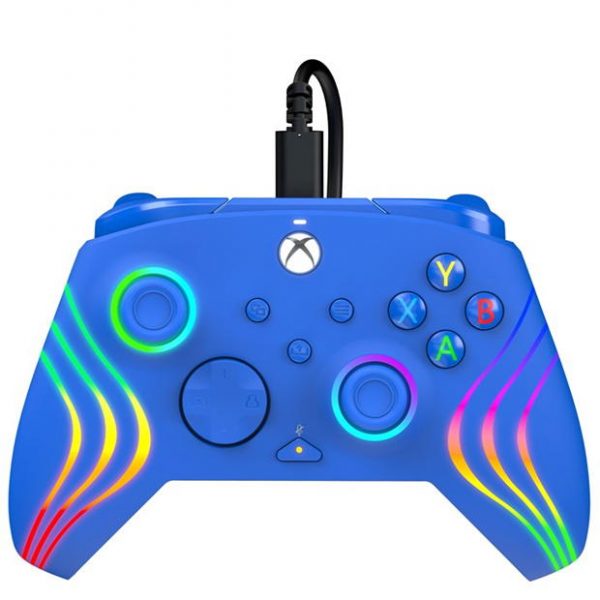 PDP Afterglow Wave Wired Xbox Controller - Blue