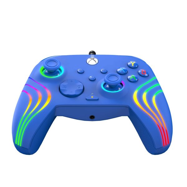 PDP Afterglow Wave Wired Xbox Controller - Blue - Image 7