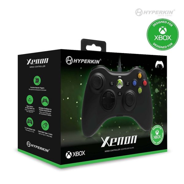 Xenon Xbox Wired Controller - Black - Image 3