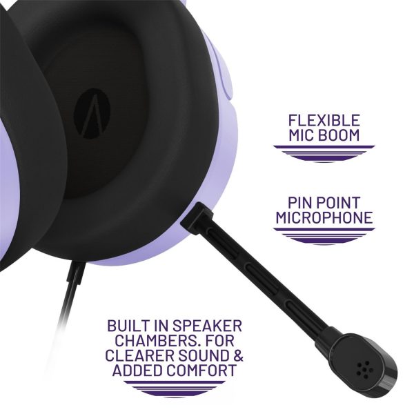 Stealth PANTHER Gaming Headset PS4 PS5 XBOX Switch & PC - Lavender - Image 6