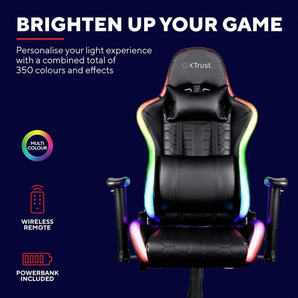 Trust GXT 716 Rizza RGB LED Chair - Image 7