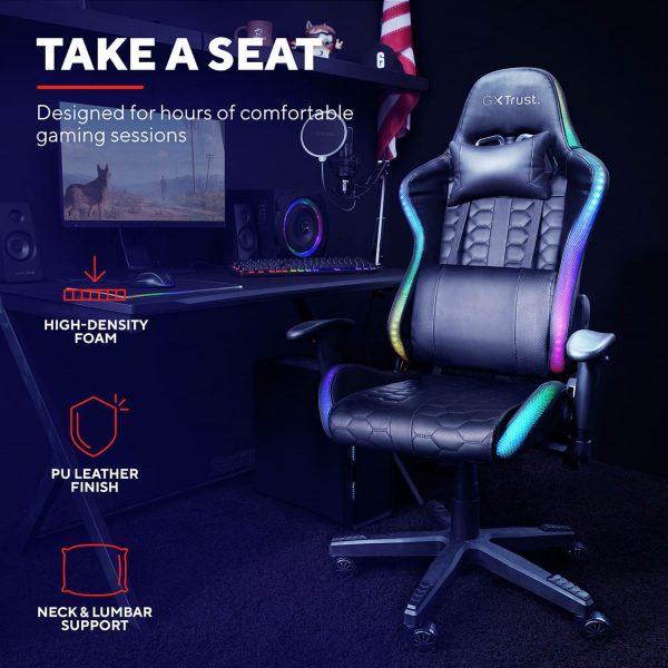 Trust GXT 716 Rizza RGB LED Chair - Image 6