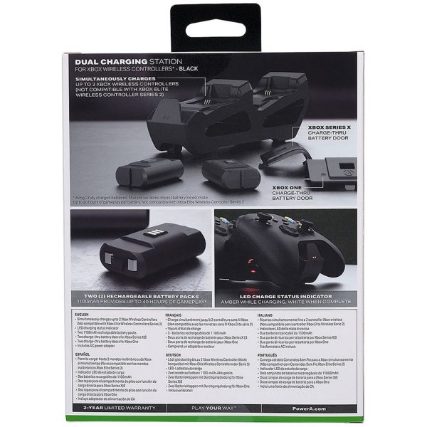 PowerA Duo Charging Station for Xbox Series X|S - Black (UK) - Image 8