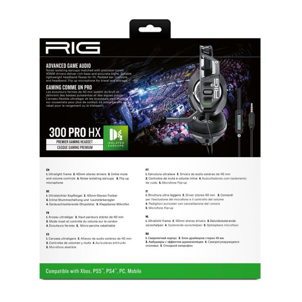 RIG 300 PRO Xbox Headset - Black - Image 4