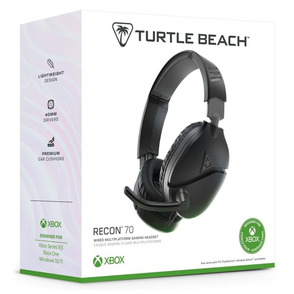 Recon 70 Xbox PS5 PS4 PC Headset - Black - Image 3