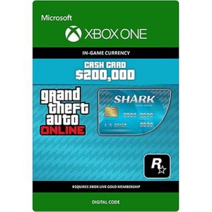 Rockstar Games Xbox 200,000 Grand Theft Auto V - Tiger Shark Cash Card