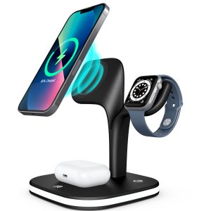 Magsafe Wireless charger foldable with LED Lamp