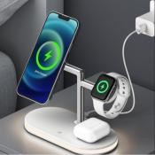 5 in 1 Magsafe Wireless Fast Charger with LED
