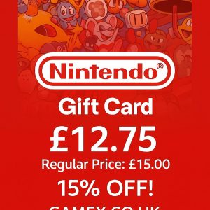 GAMEX Nintendo Gift Card £12.75